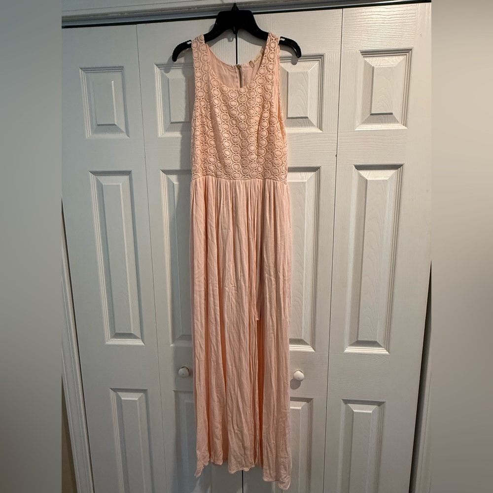 Altard State Pink Sleeveless Maxi Dress